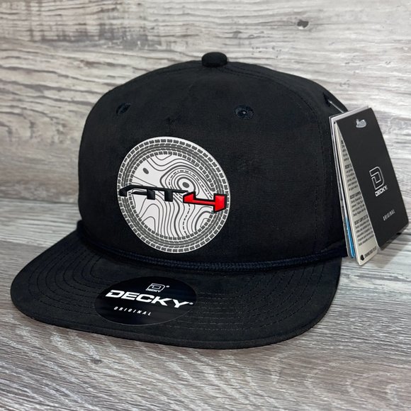 GMC AT4 Topo 3D Classic Rope Hat- Black - Picture 3 of 4